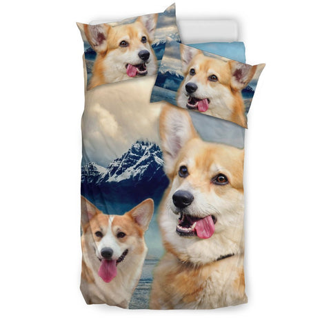 Lovely Pembroke Welsh Corgi Print Bedding Set- Free Shipping