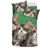 Lovely American Wirehair Cat Print Bedding Set-Free Shipping