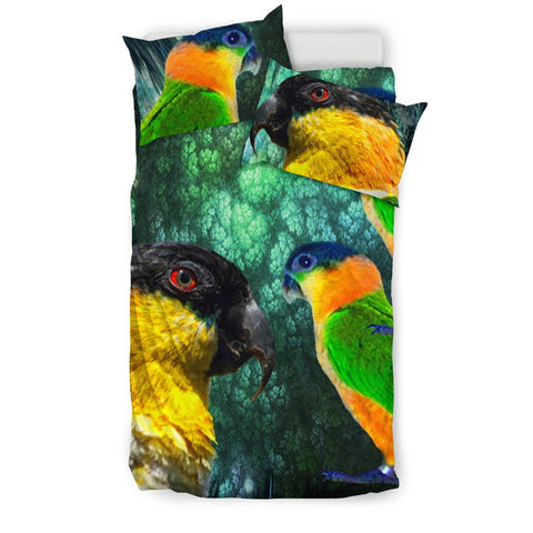 Lovely Caique Parrot Print Bedding Set-Free Shipping