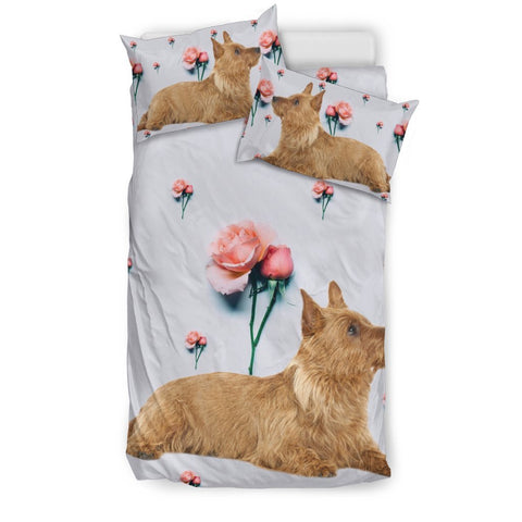 Australian Terrier dog Floral Print Bedding Sets-Free Shipping