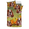 Lovely Irish Red and White Setter Dog Print Bedding Set- Free Shipping