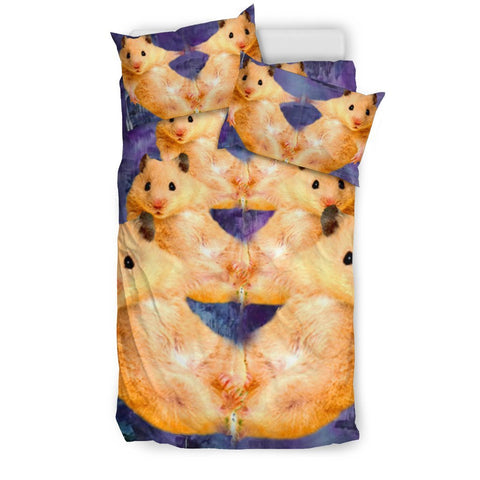 Golden Hamster Print Bedding Set-Free Shipping