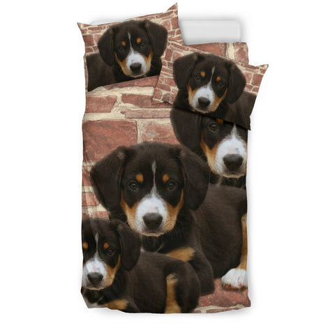 Cute Entlebucher Mountain Dog Print Bedding Set- Free Shipping