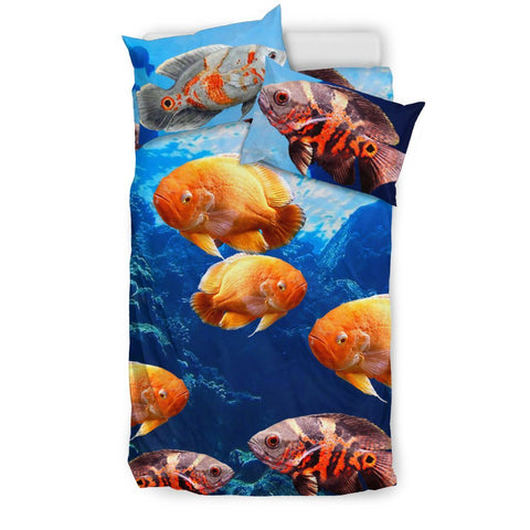 Lovely Oscar Fish Print Bedding Set-Free Shipping