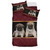 Pug Puppies Print Bedding Sets-Free Shipping