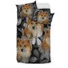 Cute Icelandic Sheepdog Print Bedding Set- Free Shipping