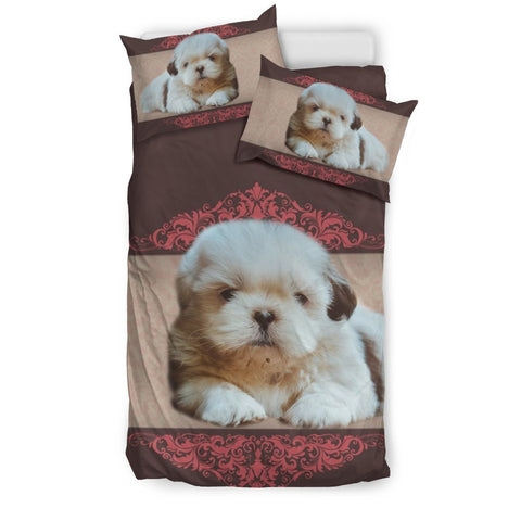 Lovely Shih Tzu Dog Print Bedding Sets-Free Shipping