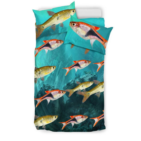 Beautiful Seluang Fish Print Bedding Set-Free Shipping