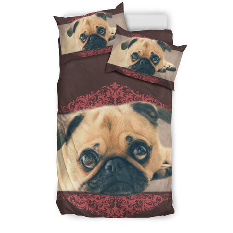 Cutest Pug dog Print Bedding Sets-Free Shipping