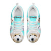 Smiling Goldendoodle Print Sneakers For Women- Free Shipping-For 24 Hours Only