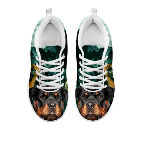 Rottweiler Print Sneakers For Women- Free Shipping
