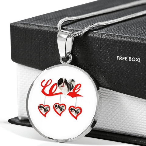 Japanese Chin Print Luxury Necklace-Free Shipping