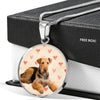 Airedale Terrier Print Luxury Necklace -Free Shipping