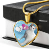 Japanese Bobtail Cat Heart Pendant Luxury Necklace-Free Shipping