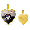 Sphynx Cat Print Heart Pendant Luxury Necklace-Free Shipping