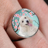 Poodle Dog Print Signet Ring-Free Shipping