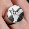 Alaskan Malamute Print Signet Ring-Free Shipping