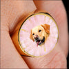 Labrador Retriever Print Signet Ring-Free Shipping