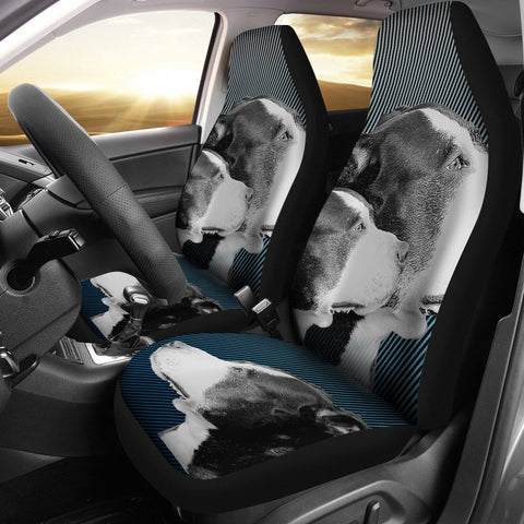 Amazing Pit Bull Dog Print Car Seat Covers-Free Shipping