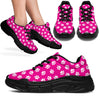 Paw Print Hot Pink Chunky Sneakers