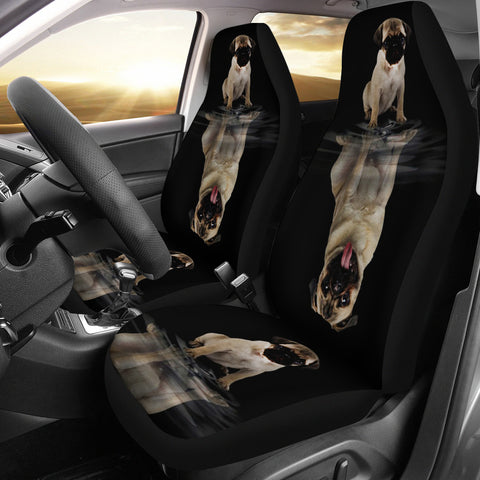 Dream Pug Car Seat Cover