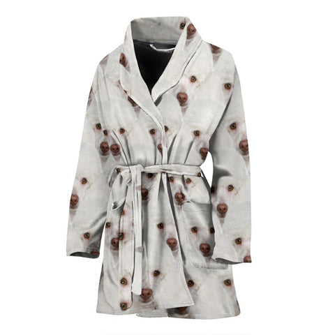 Poodle Dog Patterns Print Women's Bath Robe-Free Shipping