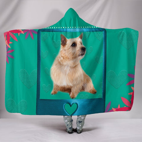 Norwich Terrier Dog Print Hooded Blanket-Free Shipping