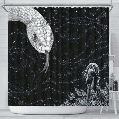 Amazing Snake Print Shower Curtain-Free Shipping