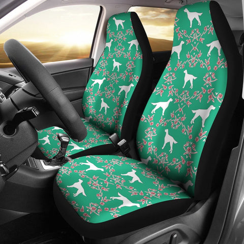 Irish Setter Dog Floral Print Car Seat Covers-Free Shipping