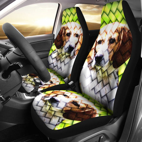 Beagle Dog Awesome Art Print Car Seat Covers-Free Shipping