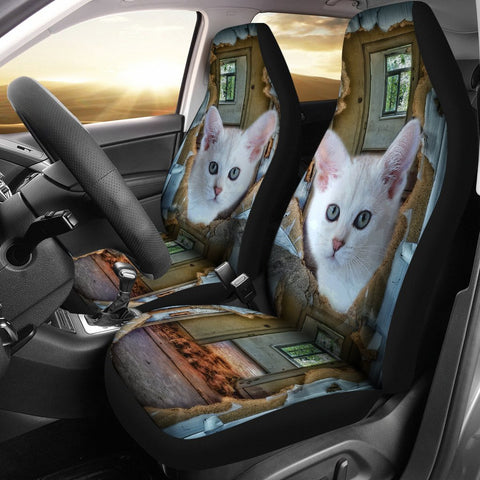 Cute Burmilla Cat Print Car Seat Covers- Free Shipping