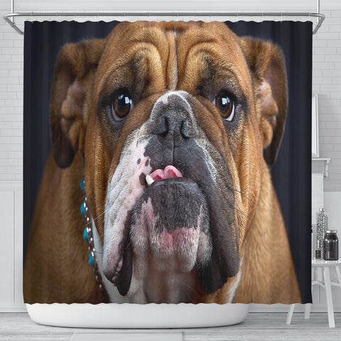 Bulldog Lovers Shower Curtain