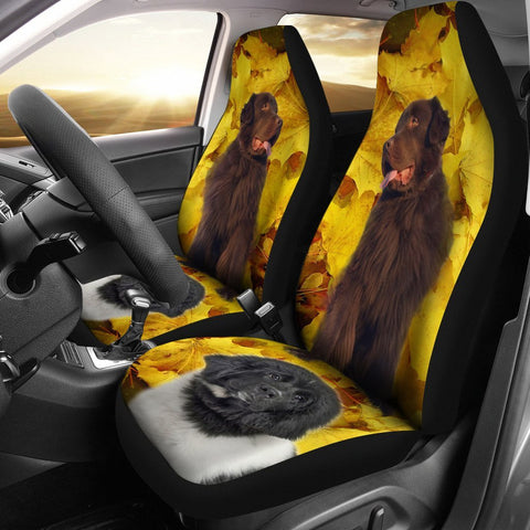 Newfoundland Dog Print Car Seat Covers-Free Shipping