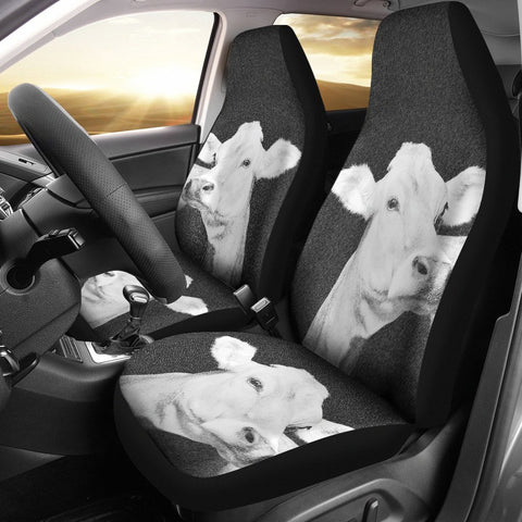 Brown Swiss cattle (Cow) Print Car Seat Covers- Free Shipping