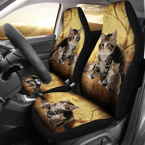 Siberian Cat Print Car Seat Covers-Free Shipping