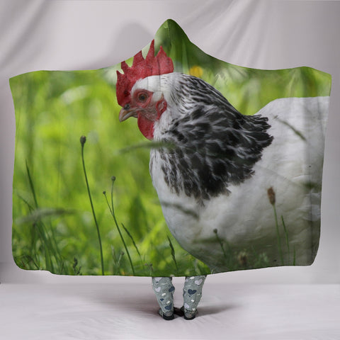 Chicken Lovers Hooded Blanket