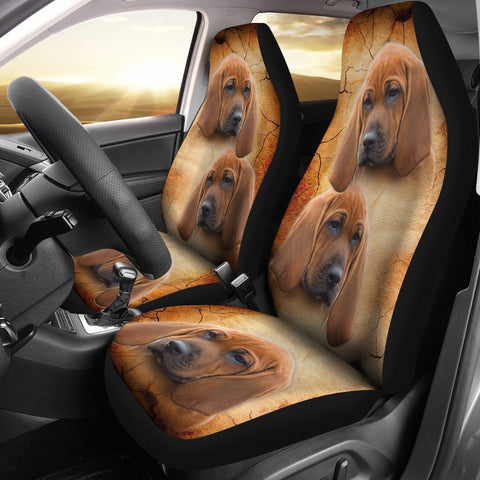 Redbone Coonhound Print Car Seat Covers-Free Shipping