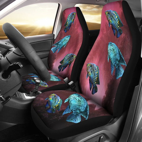 Jack Dempsey Fish Print Car Seat Covers- Free Shipping