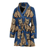 Norwich Terrier Print Women's Bath Robe-Free Shipping