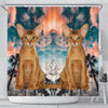 Abyssinian Cat Print Shower Curtains-Free Shipping