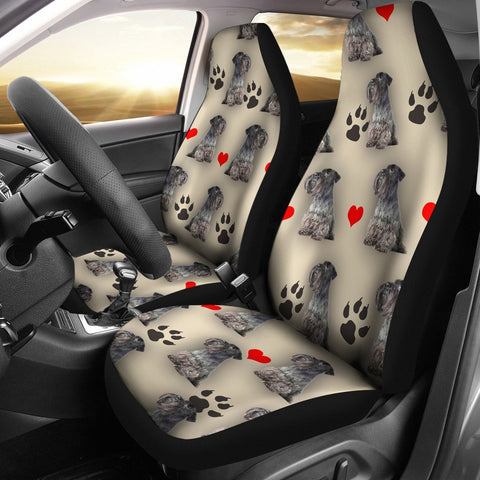 Cesky Terrier Dog Print Car Seat Covers-Free Shipping