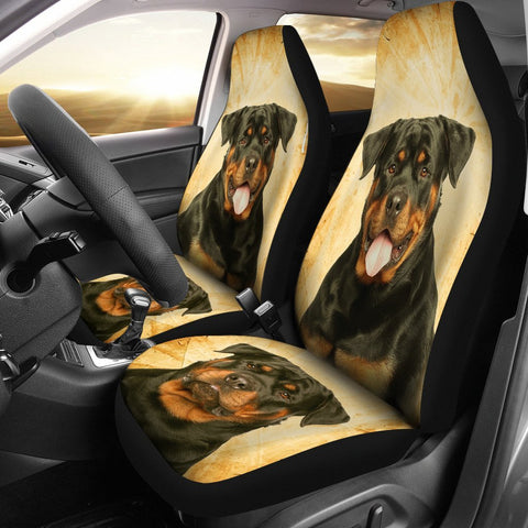 Rottweiler Print Car Seat Covers- Free Shipping