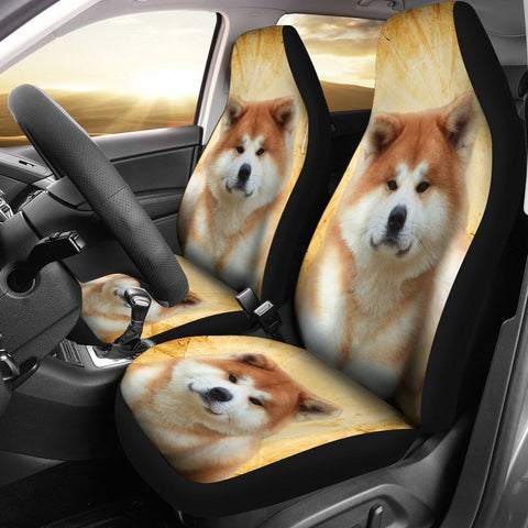 Akita Dog Print Car Seat Covers- Free Shipping