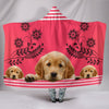 Amazing Golden Retriever Print Hooded Blanket-Free Shipping