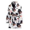 Beauceron Dog Patterns Print Women's Bath Robe-Free Shipping