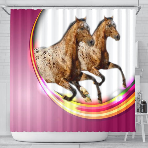 Appaloosa Horse Print Shower Curtain-Free Shipping