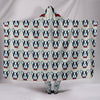 French Bulldog Pattern Print Hooded Blanket-Free Shipping