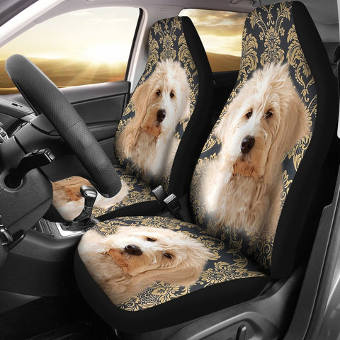 Lovely Goldendoodle Print Car Seat Covers-Free Shipping