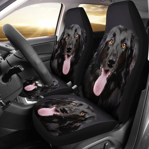 Black Hovawart Dog Print Car Seat Covers-Free Shipping