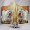 Havanese Dog Art Print Hooded Blanket-Free Shipping